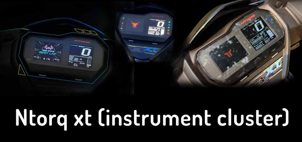 Ntorq XT Instrument cluster