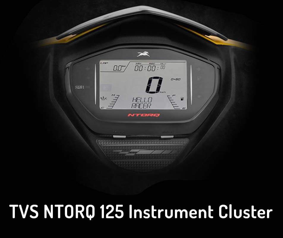 TVS Ntorq 125 instrument cluster